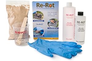 EPOX-SCI Re-Rot 48-Ounce Epoxy – Rot Repair Kit – Rapid Drying Even in Winter – Easy to Apply – Restores Structural Strength – Rebuilds Rotted or Missing Wood – Sandable/Paintable – 3 Products in 1
