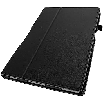 igadgitz U2880 PU Leder Tasche für Sony Xperia Z2 Tablet SGP511 mit Schutzfolie - Schwarz