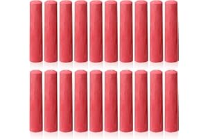 ywmigl 20 Pcs Sidewalk Chalks for Kids Non Toxic Jumbo Chalk for Party Gift Outdoor Art Classroom Play Painting (Red)