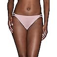 Vanity Fair Women's Illumination String Bikini Panties, Silky Stretch & Satin Trim