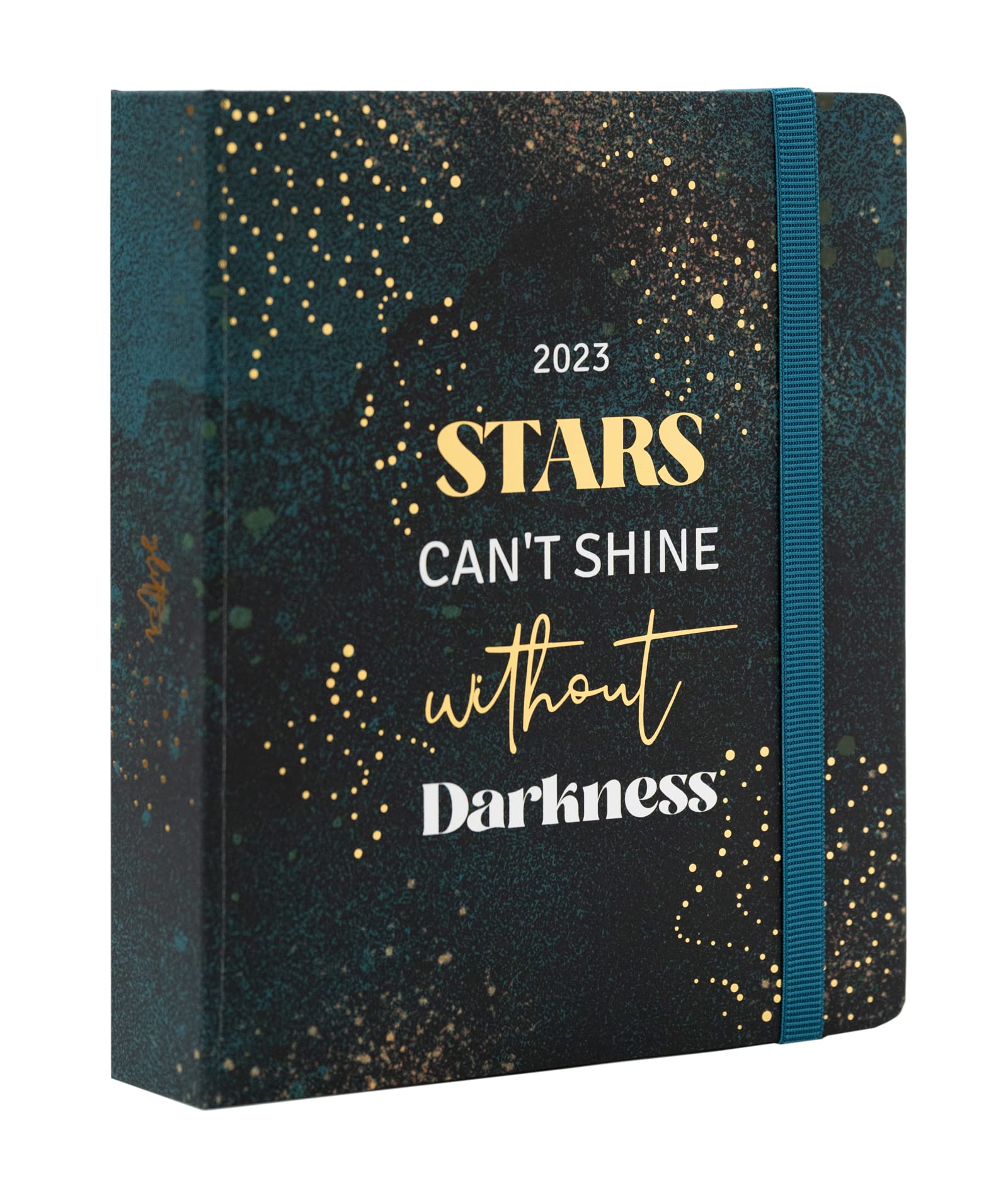 Kokonote Glitter Diary 2023 | 6.3 x 7.8 inches -16.5 x 20 cm | Academic Diary Week To View | With Stickers | Cute Stationery | 2023 Diary