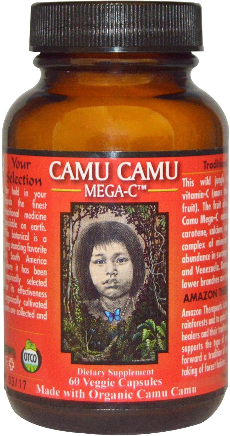 Amazon therapeutic labs camu camu - 60 vegetarian capsules (838451002287)