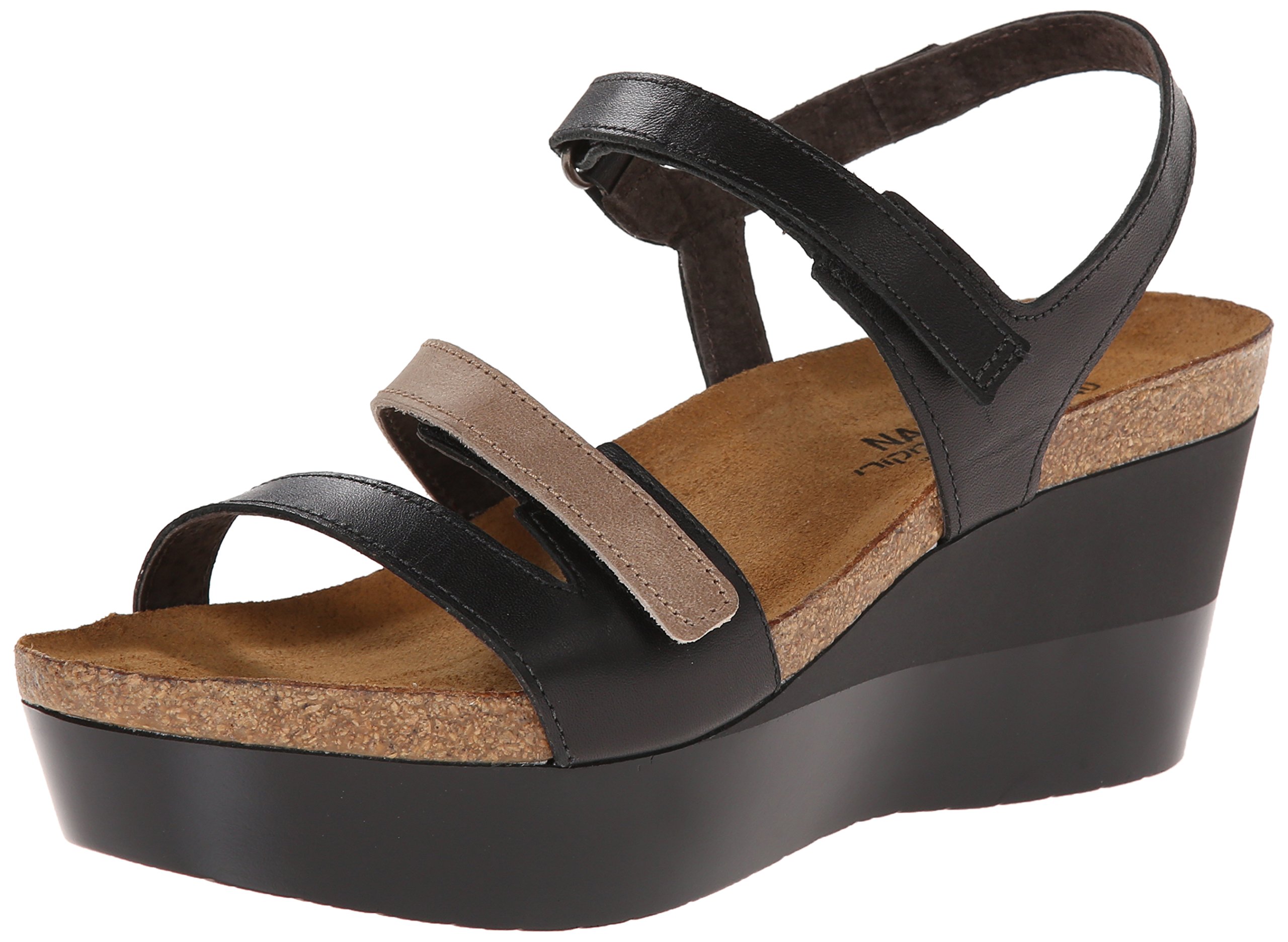 Naot Women's Canaan Wedge Sandal, Black, 41 EU/10 M US | eBay