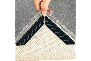 4 Pcs Non-Marking Carpet Non-Slip Fixing Stickers Trapezoidal Carpet Pad Grippers Self-Adhesive Double-Sided Stickers