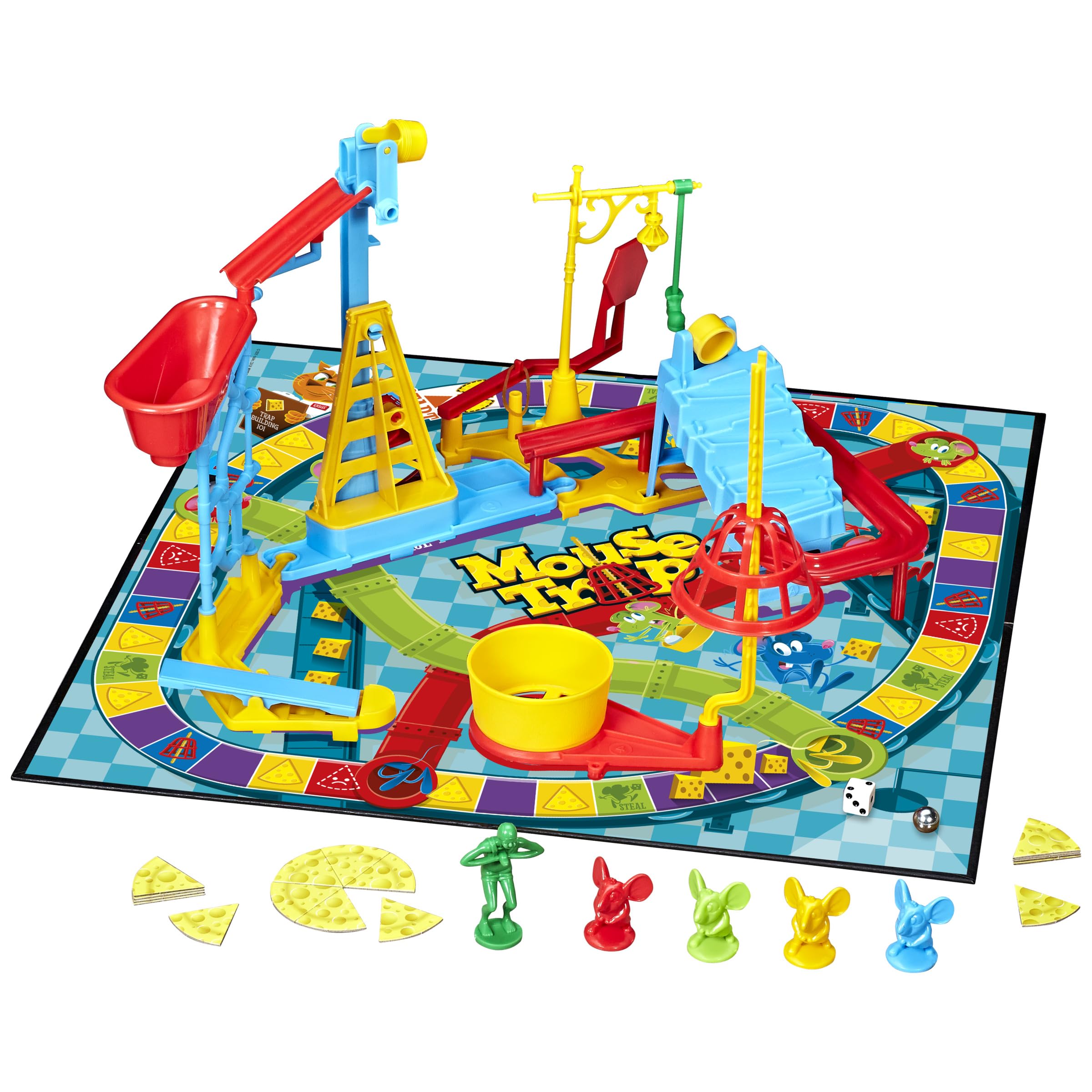 Hasbro Gaming Mouse Trap Board Game for Kids Ages 6 and Up,Classic Kids Game