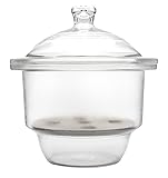 EISCO Desiccator, with Knob Cover - 7.5" Porcelain