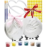 Little Hippo Baby Ornament Keepsake Kit 2 EASELS! Baby Shower Gifts, Baby Footprint Kit and Handprint Kit, Personalized Baby 