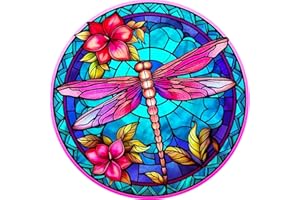 KICHANG Dragonfly Diamond Painting Kits 5D Diamond Painting Diamond Art DIY Diamond Painting Kits for Adults,Round Full Drill Diamonds,Diamond Dots Diamond Art Kits for Home Decor and Gift-12x12inch
