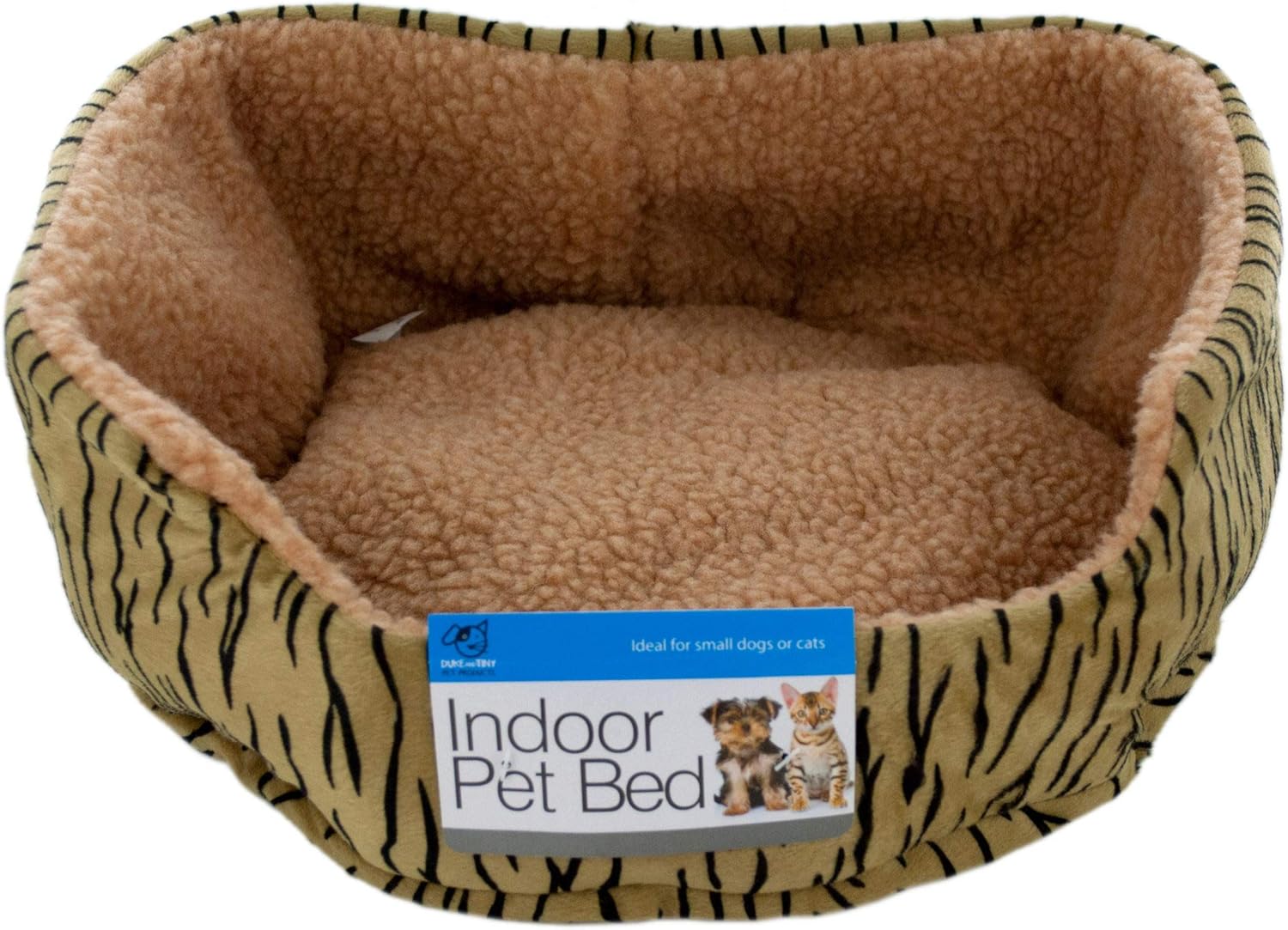 Dogs and Cats bed (Brown with Tiger Stripe)