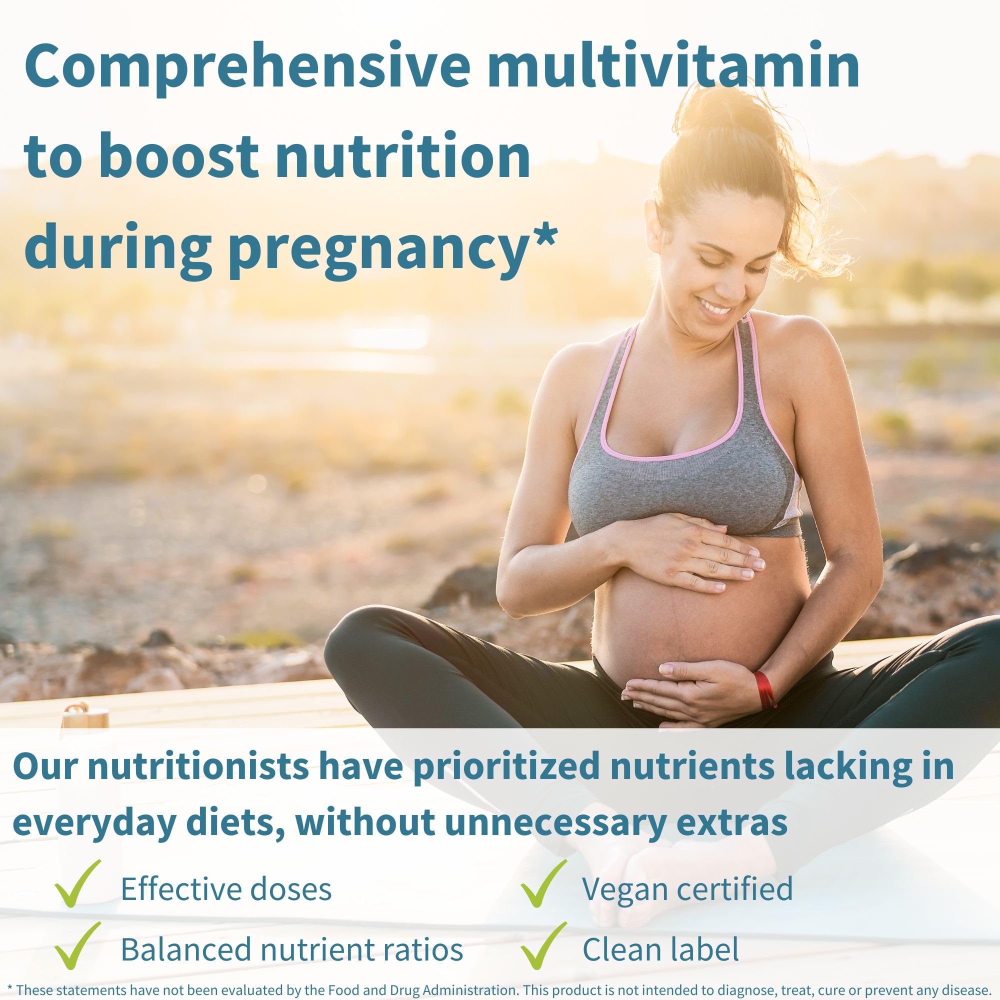 Igennus Methylated Prenatal Multivitamin for Women, Folate for MTHFR, High Absorption, Pure & Clean, Gentle Iron, Choline, Calcium & Magnesium, Vegan Pregnancy Vitamins, Halal, Non-GMO, 60 Tablets
