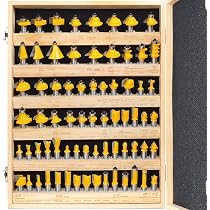 70 Bits Professional Quality Router Bit Set Carbide 1/2
