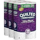 Quilted Northern Ultra Plush Toilet Paper, 24 Supreme Rolls = 105 Regular Rolls, 3-ply Bath Tissue