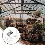 POPOYU 150Pcs Greenhouse Glass Clips 75W 75Z Spring Glazing Window Fixing view 3