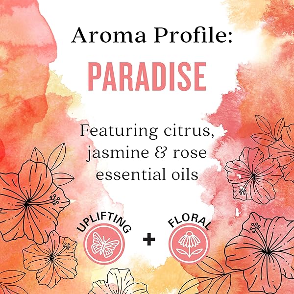 AURA CACIA PARADISE ROOM SPRAY 8 FL. OZ. – LIGHT AROMA, NO SYNTHETIC FRAGRANCES