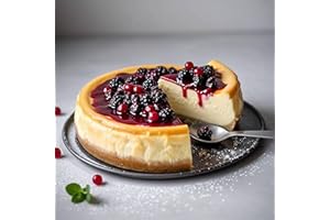ANDY ANAND CHOCOLATIER Andy Anand Wild Berry Cheesecake 9" made Fresh in Traditional Way, Slowly savor for an amazing experience with a luxuriously creamy feel and intense after taste (2.8 lbs)