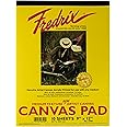 FREDRIX Creative Series White Canvas Pad, 9" x 12"