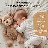 Tutti Bambini Premium Crib 2-Pack Sheets Bamboo Jersey Next to Me CoZee view 2