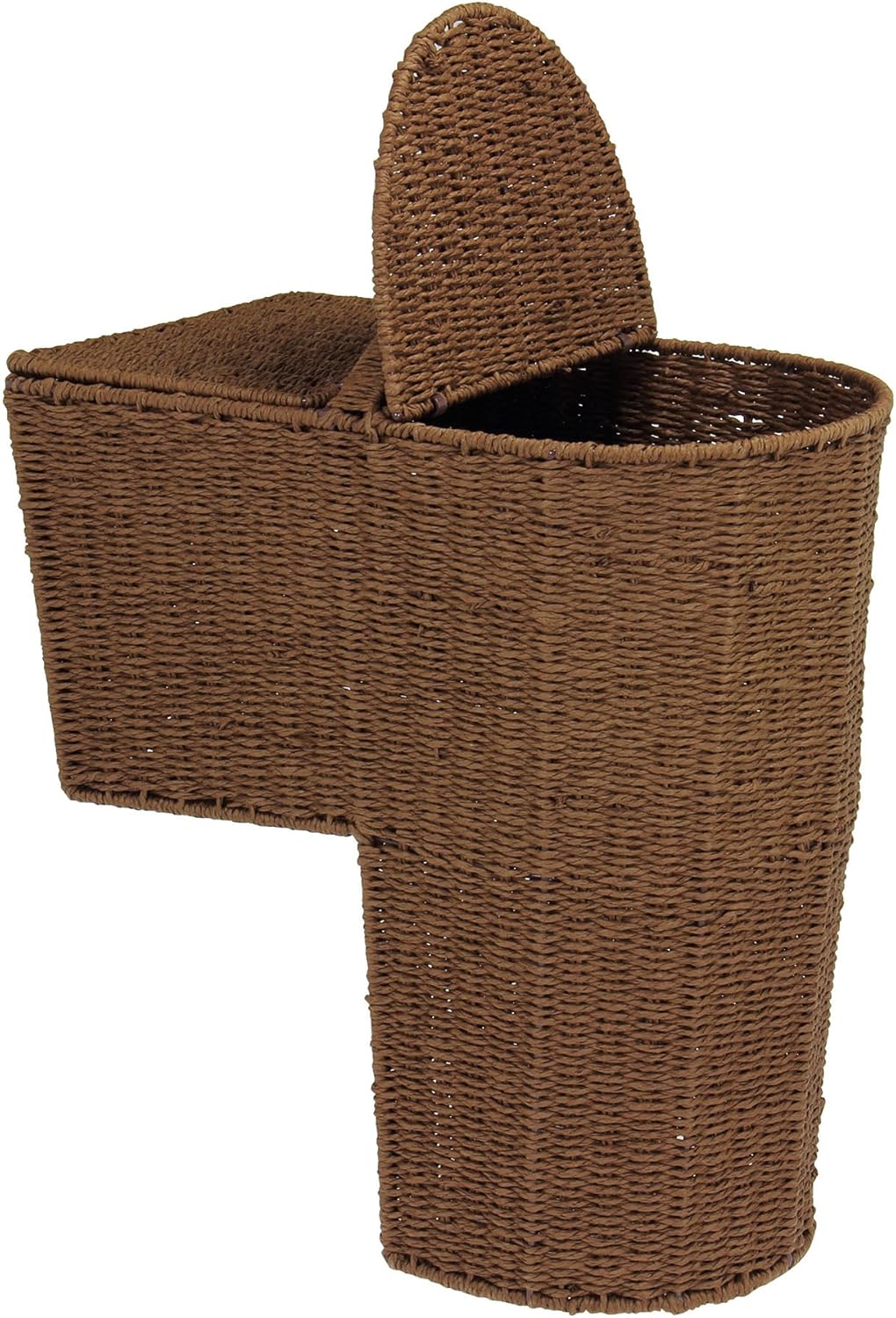 amazon storage baskets on Amazon Com Rounded Stairstep Basket With Lid Kitchen Dining