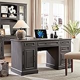 JXQTLINGMU 58 Inch Large Computer Desk with