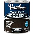 Varathane 384357 Water Based Wood Stain, Quart, Dark Bourbon