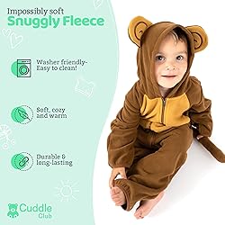 Fleece Baby Bunting Bodysuit – Infant One Piece