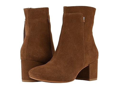 toms dark amber suede