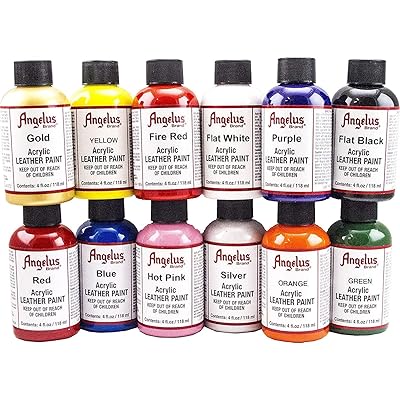 Amazon Angelus Leather Paint Red Buy Angelus 29ml (1oz) Acrylic