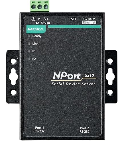 Moxa NPort 5150 シリアルデバイスサーバー Amazon.com: Moxa NPort 5150A-T Device -1 Port Device Server,10