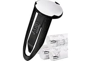 AdirOffice Paper Clips Paperwork Holder - Blueprint Clips for Blueprint, Construction Plan Holder, Architect Blueprint Holder, Blueprint Tags - Plan Clips for Blueprints and Rolled Files (50 Count)