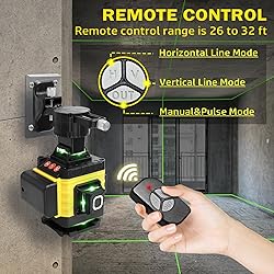 EODOJU Laser Level, 4 x 360° Laser Level with