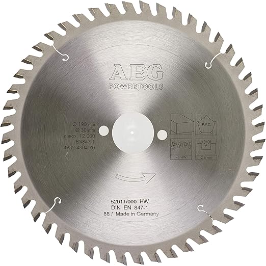 Aeg 4932430470 Lame De Scie Circulaire Amazon Fr Bricolage