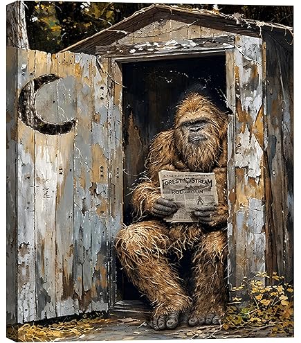 Amazon.com: Bigfoot Making Two Thumbs Up Vintage 11x14 Framed