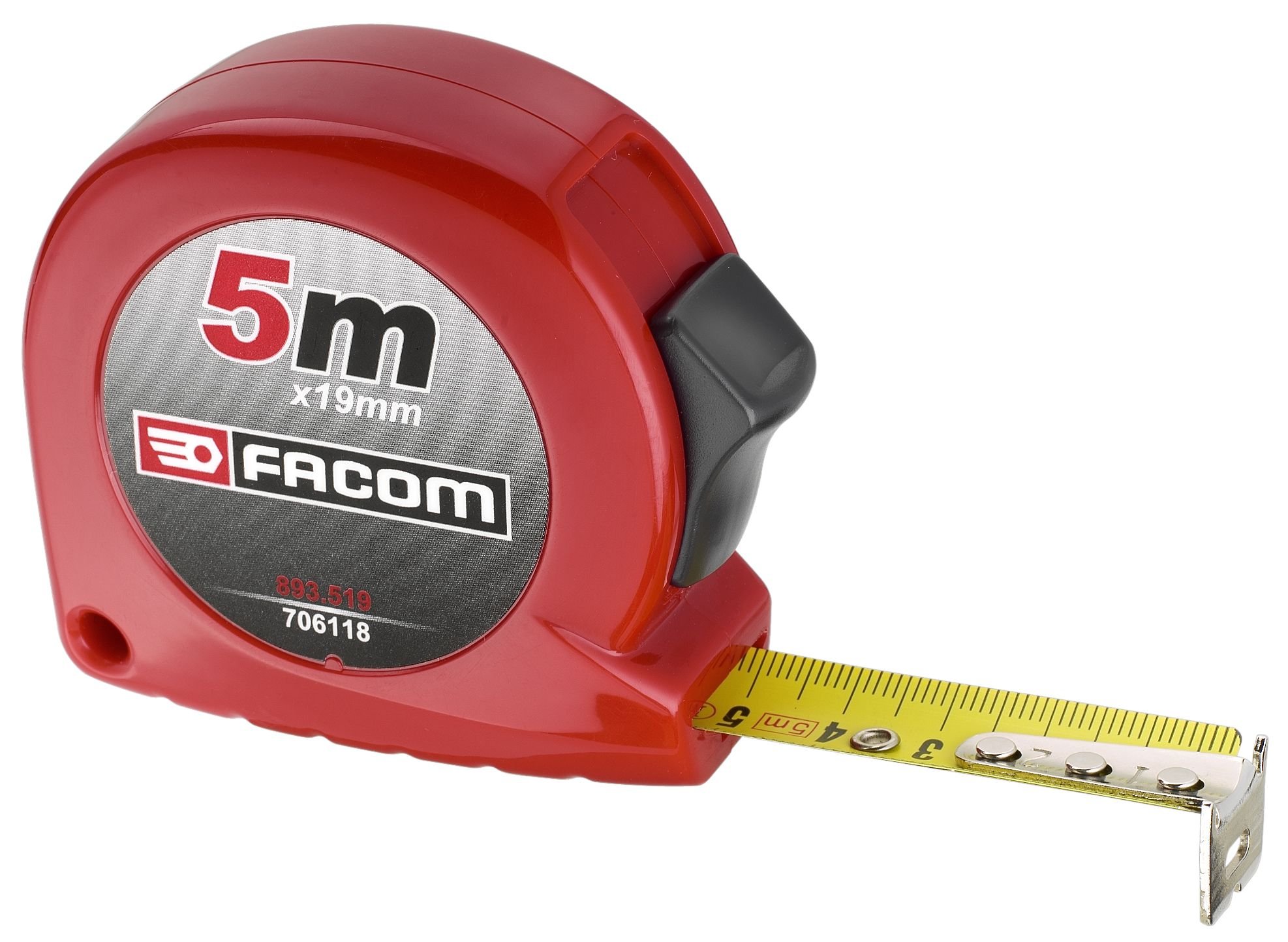 Facom SC. 893.519 Short Tape Measure 5 m x 19 mm