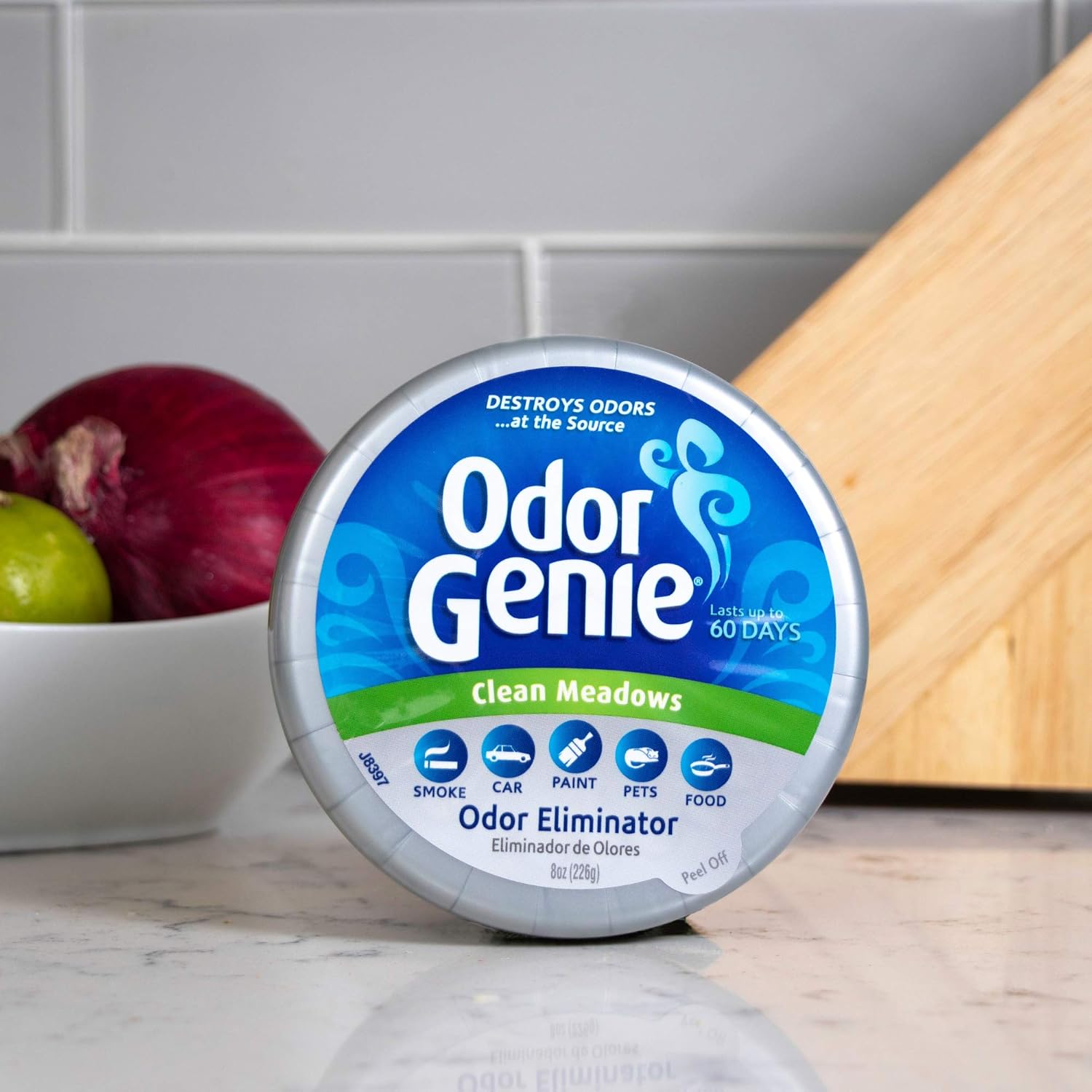 Odor Genie - Odor Eliminator with Clean Meadows Fragrance - 8 oz.: Home & Kitchen