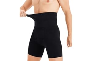 TAILONG Mens Shapewear Tummy Control Underwear Compression Shorts Slimming Body Shaper Leg Boxer Briefs