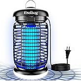 Endbug Bug Zapper Outdoor with LED Light, 4200V Mosquito Zapper Outdoor, IPX5 Waterproof Electric Bug Zapper, 2-in-1 Fly Zapp