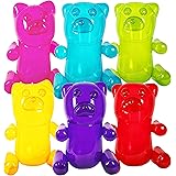 Kangaroo's HUGE 24" Inflatable Gummy Bears (6-Pack); Girls Party Favors; Party Decor! Fun Colors
