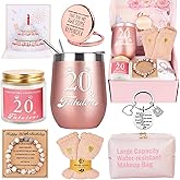 20th Birthday Gifts For Girls, Happy 20th 20 Year Old Girl Birthday Basket Gifts Box for Best Friends Female Daughter Sister Her Girlfriend Coworker Bestie Women Birthday Unique