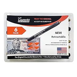 Dri Mark CFDRet6Pk Counterfeit Bill Detector