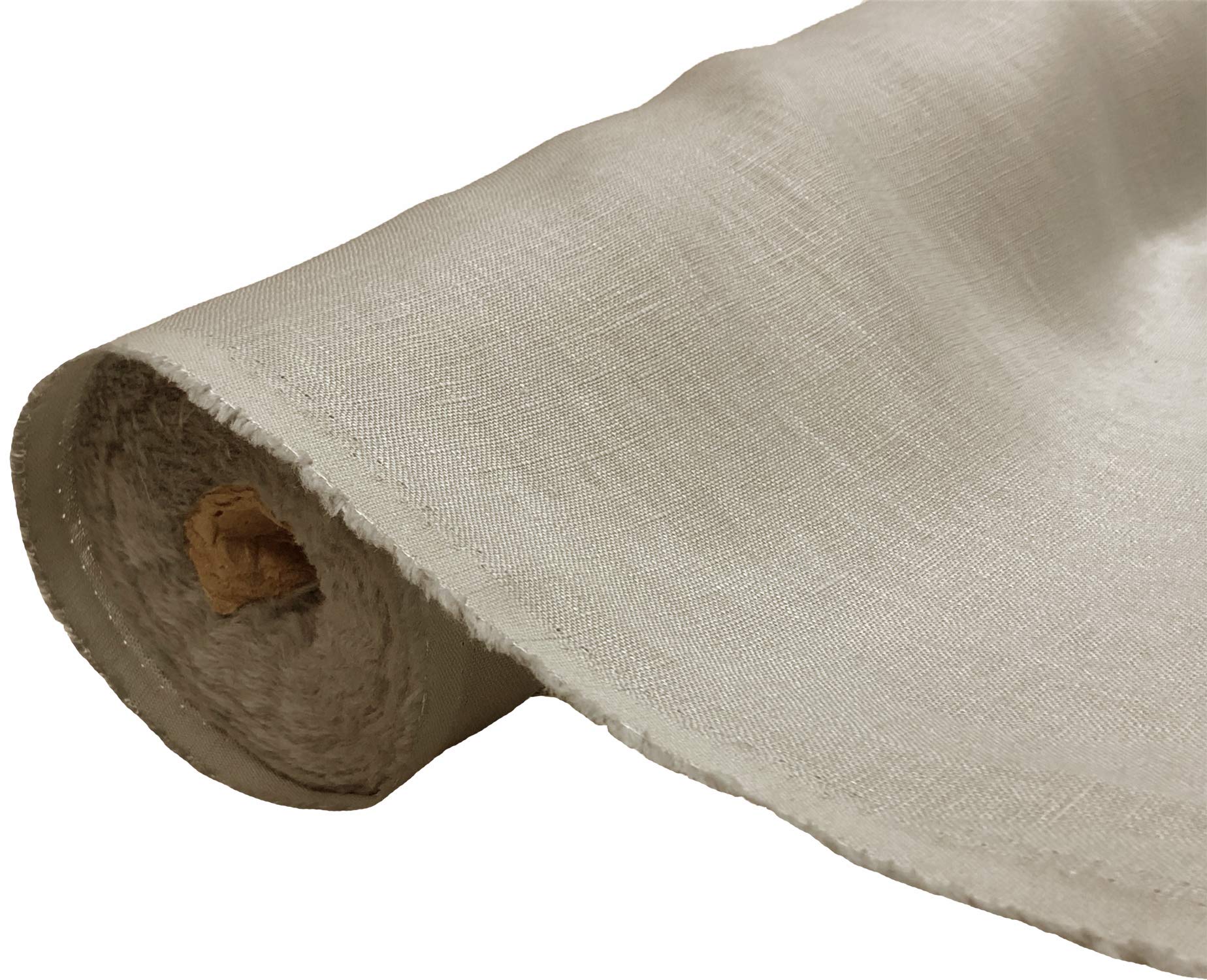 A-Express Natural Pure 100% Linen Fabric Soft Material Vintage Dressmaking Fashion Flax Bag 140cm Wide - 2 Meters 200cm x 140cm Ash Grey