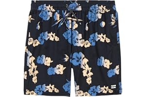 Billabong Boys Layback 4-Way Stretch Swim Trunks with UPF 50+ Sun Protection, Quick Dry Bathing Suit