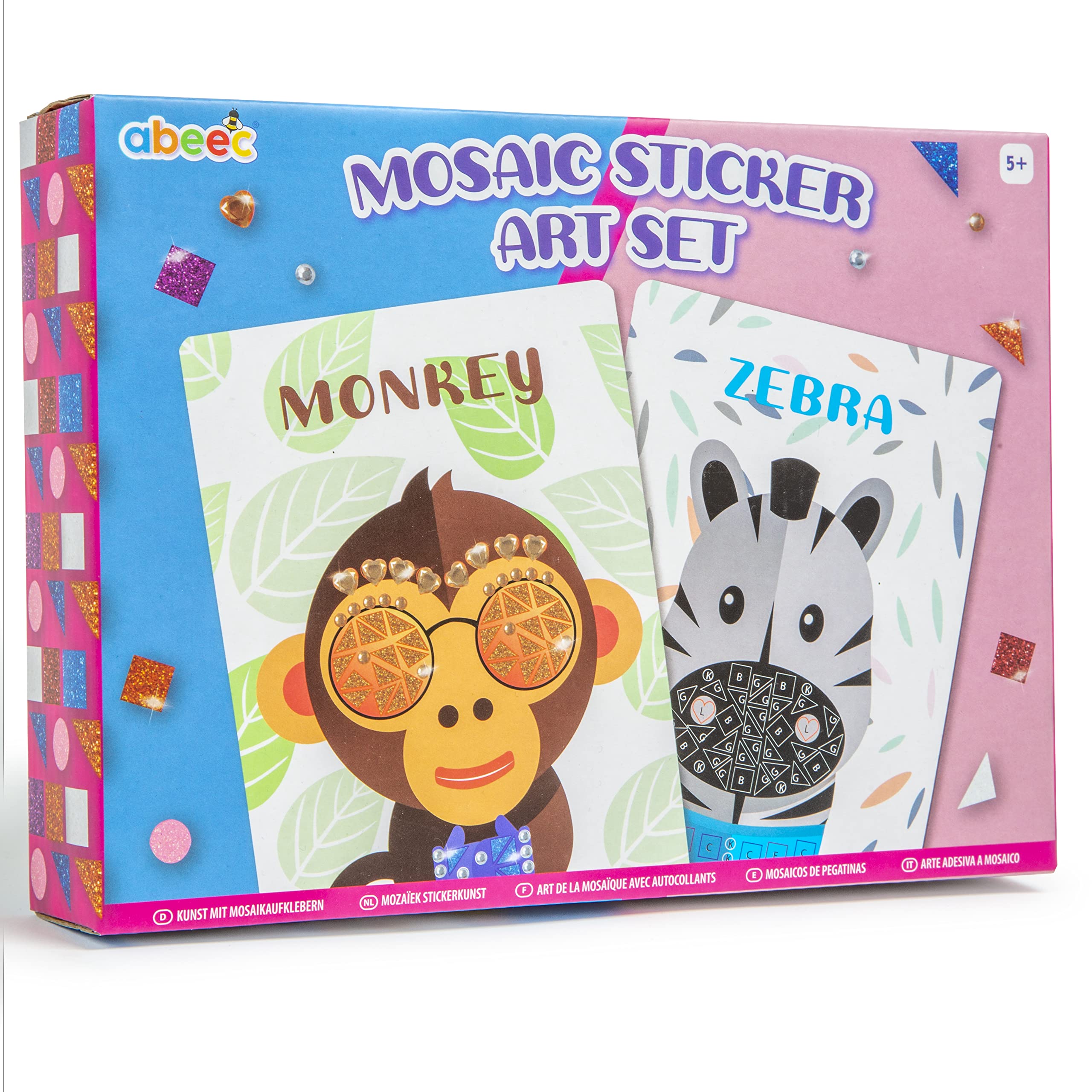 abeec Mosaic Sticker Art Set