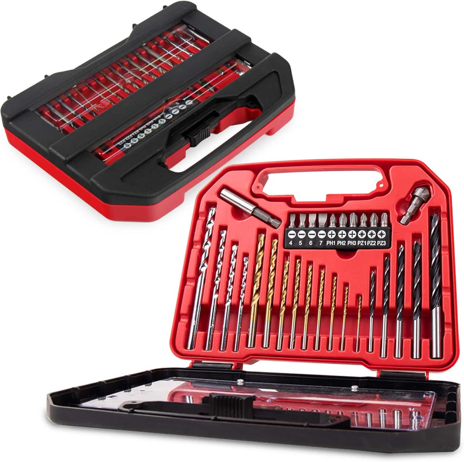 Apollo AllInOne 30pc Electric Drill Driver Accessory Set with High Speed Masonry, Metal