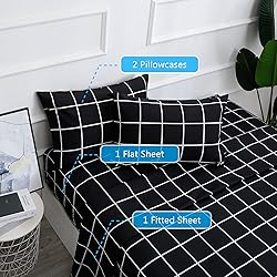 Bed Sheet Set 4 Pieces -Full Size-Soft Durable