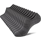 COOVAN Mens No Show Socks Cotton Thin Low Cut Invisible Short Casual Men Non Slip Casual Socks (7 Pairs)