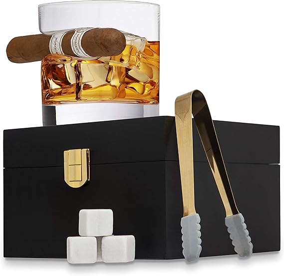 Amazon.de Godinger Cigar Whiskey Glass Gift Set