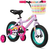 Schwinn Elm 12-Inch Bike for Kids Ages 3-5, Built for Safety and Comfort, Quick Assembly, Beginner Training Wheel Bicycle