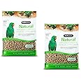 ZuPreem Natural Bird Food Pellets for Parrots & Conures, 3 lb (Pack of 2) - Daily Nutrition, Made in USA for Caiques, African Greys, Senegals, Amazons, Eclectus