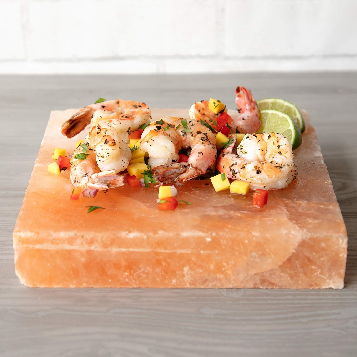 Himalayan Pink Salt Slab Block for BBQ Grilling (Large 8" x 8")- FDA Approved Barbecue Cooking Grilling Stone Plate- Pure, All Natural (Packaging May Vary) : Garden & Outdoor