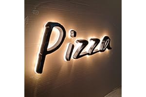 Illuminated Branding: Custom LED Sign Light Up Logos Backlit Lighted Letters Signage for Storefronts Businesses Street Sign E